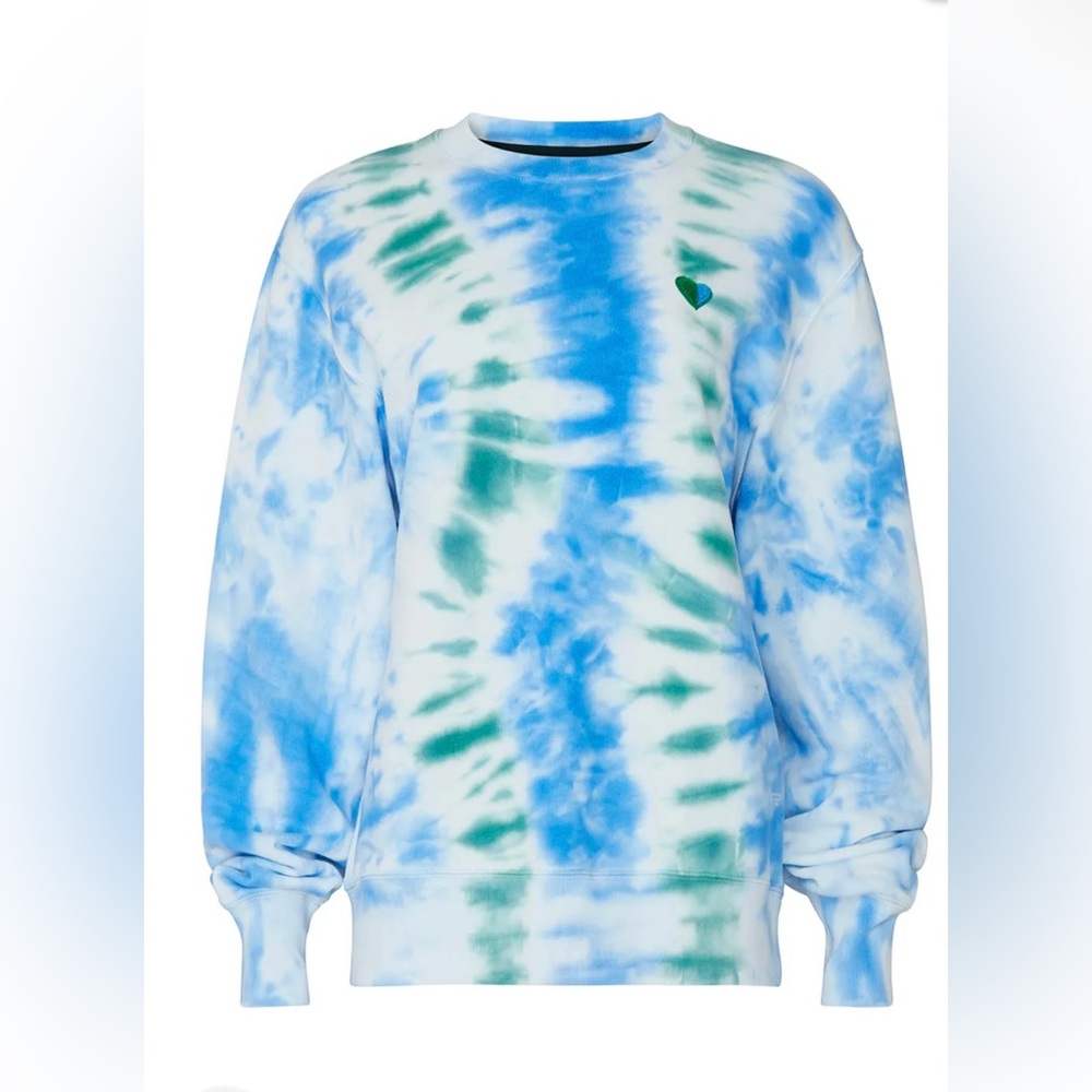NWT Tory Sport French Terry Tie-Dye Sweatshirt Size Small